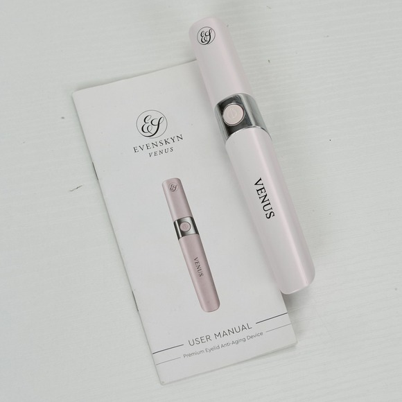 EvenSkyn Other - EvenSkyn Venus Premium Eyelid Anti-Aging Device White USB Rechargeable EUC